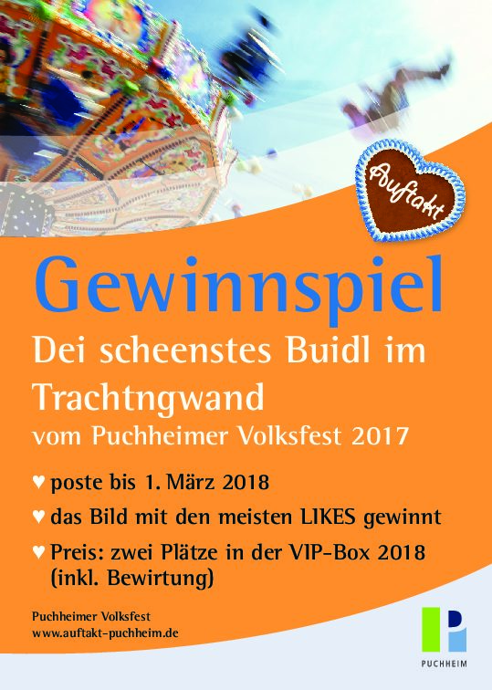 Gewinnspiel Puchheimer Volksfest AUFTAKT auf Facebook