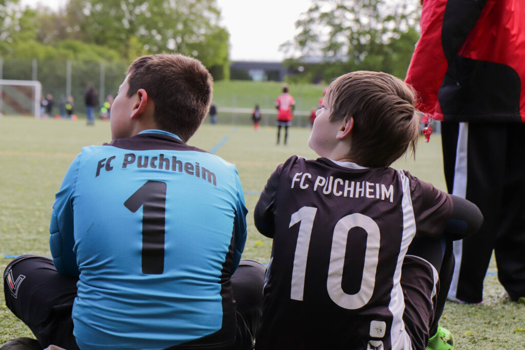 Spieler des FC Puchheims beim Fußballturniers AUFTAKTCup