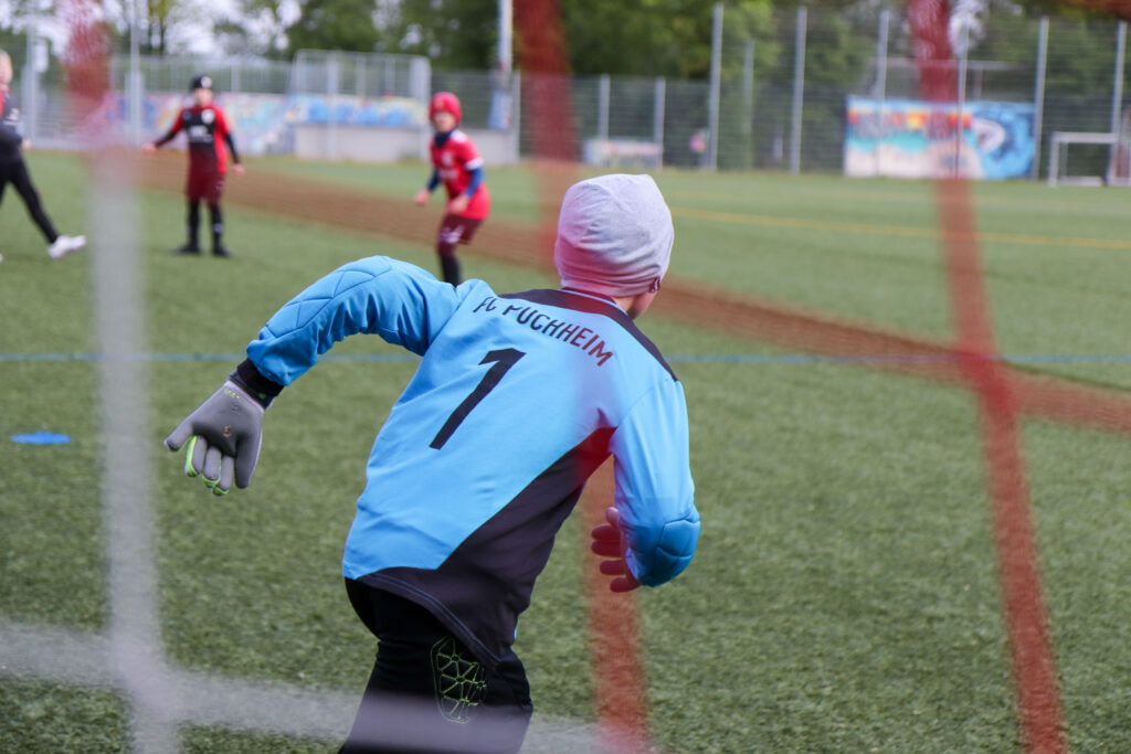 Der Torwart beim Spiel des Fußballturniers AUFTAKTCup